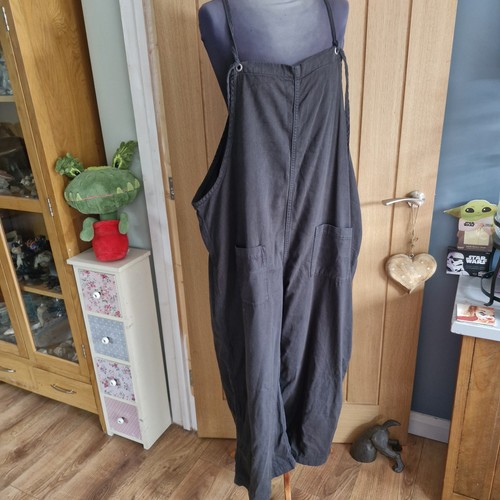 Black 100 cotton wide leg - 100%,