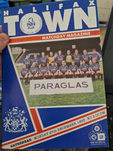 Halifax town gateshead - halifax, v