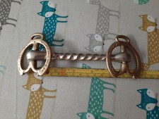 4 1/2 " Solid Nickel And Brass In Hand Bit. Quality Pony Bit.