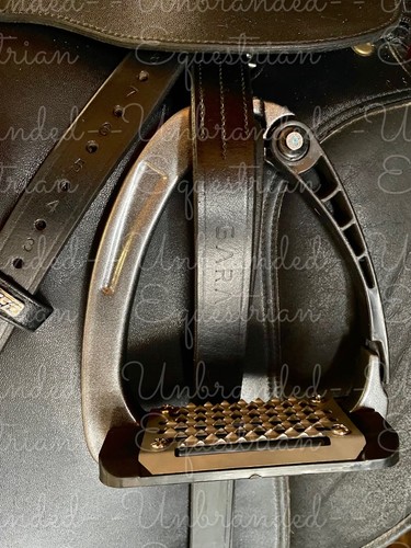 Gunmetal grey safety stirrups - gunmetal,