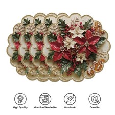 4PCS Christmas Circular Waves