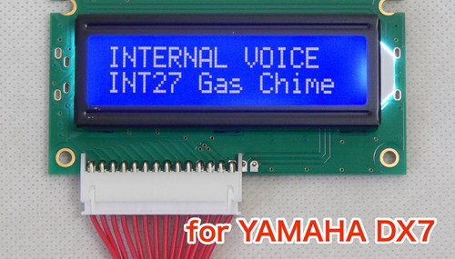 Yamaha dx7 blue - led, backlight