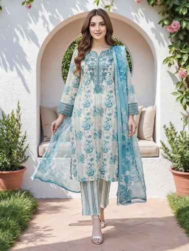 Limelight women 3piece - 3piece, lawn