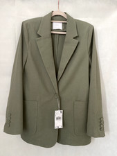 MANGO Oversized Sage Green