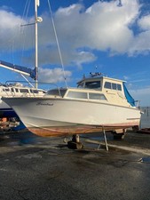 Project Boat for Sale Ford Diesel Inboard Engine Plus 2 Stroke Outboard Motor