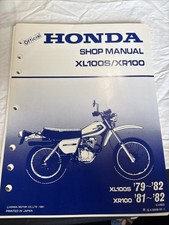 1979 Honda XL100S/XR100 Shop