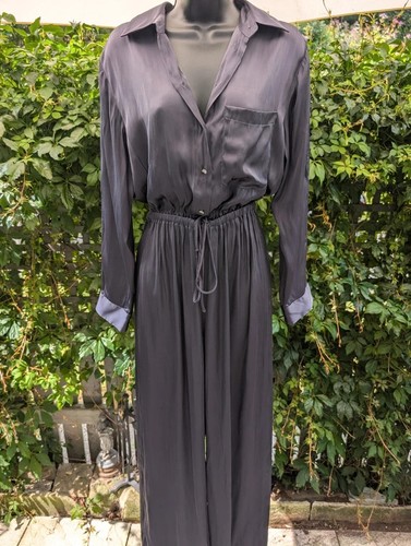 Mango satin utility - satin, jumpsuit