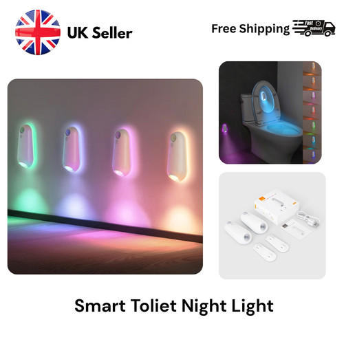 Rechargeable toilet bowl night - toilet,
