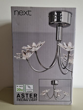 Next Aster Glass Flower Ceiling Light.