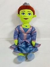 Shrek's Adventure Princess Fiona Plush Soft Toy Blue Dress Sitting 25cm