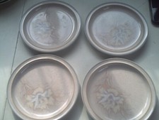 Denby Tasmin Stoneware side plate lot of 4  7"