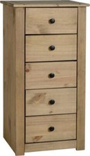 Country 5 Drawer Tallboy