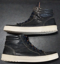 Cruyff Black Leather Hi-Top