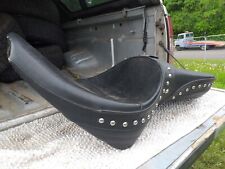 Harley Davidson Custom Corbin Gel Leather Hide Seat - Night Train Softtail