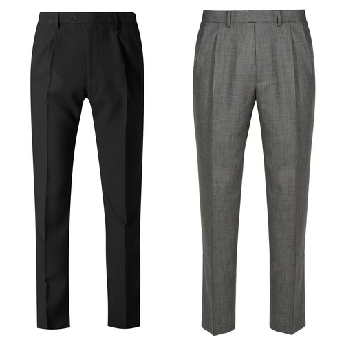 New wool blend trousers - blend,