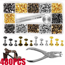 UK 480PCS Rivets Double Cap