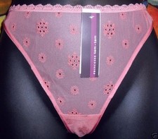 Princesse Tam Tam Rose Pink Roset Ladies Thong Knickers  Medium, Large was £19