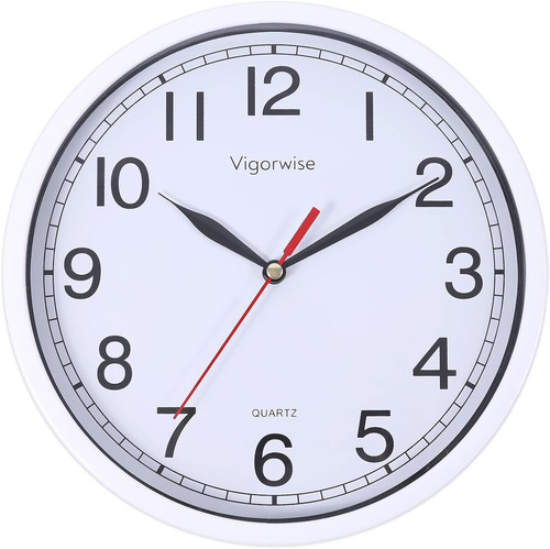 Wall clock inch - inch, silent