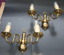 VINTAGE PAIR OF FLEMISH BRASS