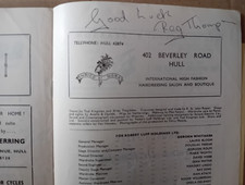ORIGINAL AUTOGRAPHED PROGRAMME THE BLACK & WHITE MINSTREL SHOW Multi Signed