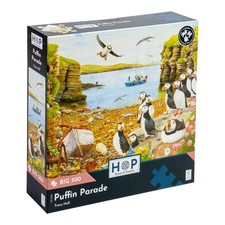 The house puzzles - house, puffin
