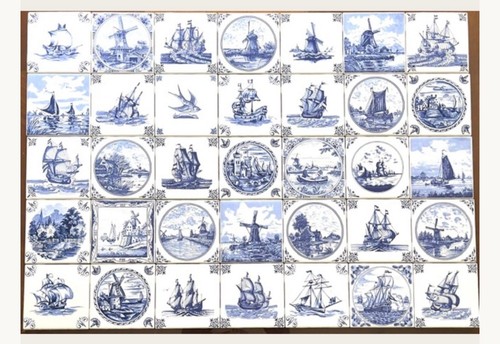 Blue delft designs - designs, set