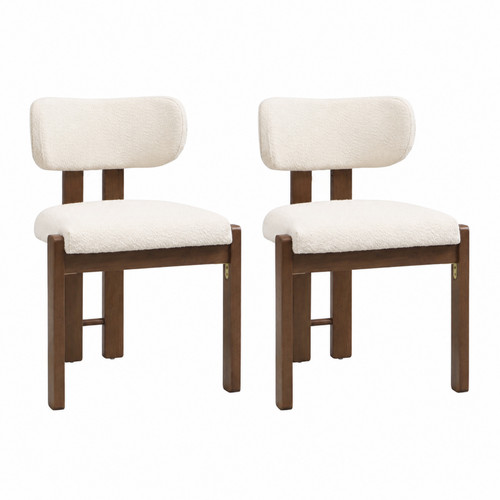 Dining chairs set solid - chairs, of