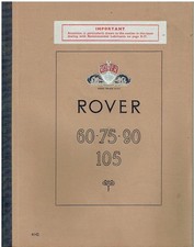 ROVER P4 60 75 90 105S SALOON