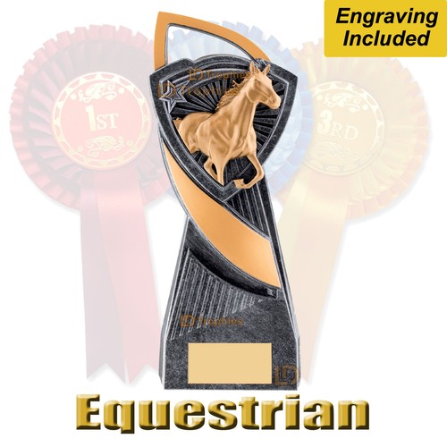 Horse trophy free engraving - free,