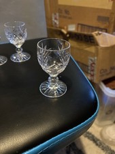 vintage crystal cut glasses