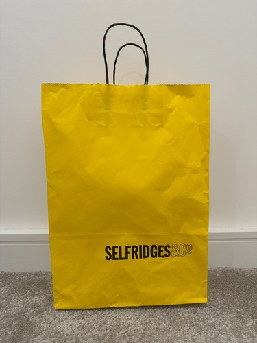 Selfridges yellow medium paper - yellow,