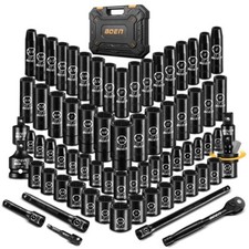 72 Pcs 1/2" Drive Impact