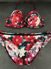 Ladies Black & Red Floral