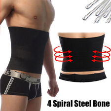 MEN SLIMMING SHAPER BELT BODY BELLY WAIST GIRDLE TRAINER GYM CINCHERS SHAPEWEAR