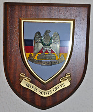 Royal Scots Greys regimental wall plaque shield