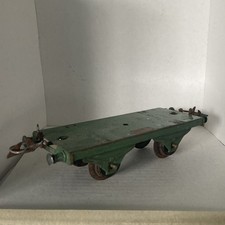0 GAUGE HORNBY MECCANO Paris - Green Flatbed Wagon.