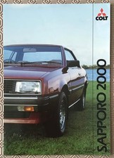 MITSUBISHI Colt Sapporo 2000 Sales Brochure Oct 1982