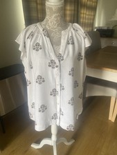 Next Floral Blouse Linen