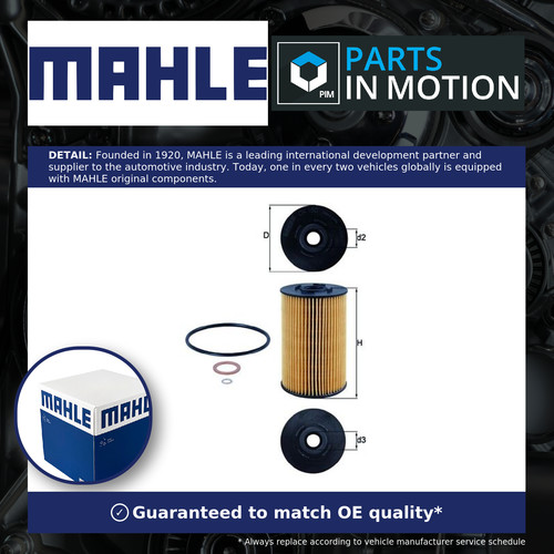 Oil filter fits - fits, mercedes