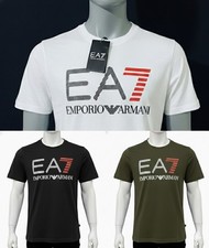 Men's  Emporio Armani EA7  short sleeve crew neck Cotton T-Shirt L, XL
