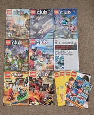 8x Lego Club Magazine Assortment Bundle 2009 2010 2011 with Atlantis 3D glasses