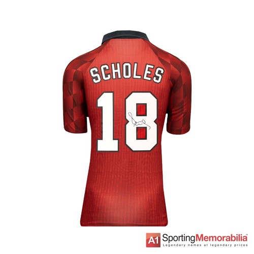 Paul scholes signed - scholes, manchester