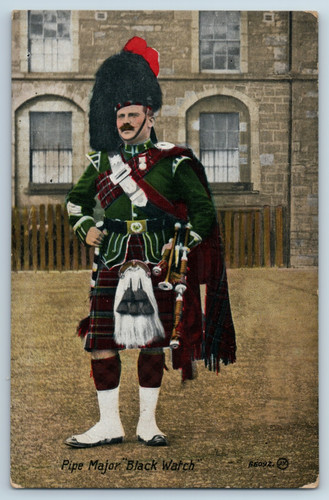 Pipe major black watch - pipe,