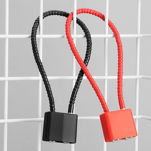 Wire rope padlock - wire, 38cm
