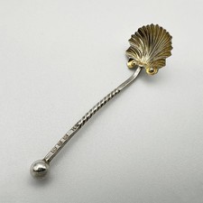 VICTORIAN SHELL SALT SPOON