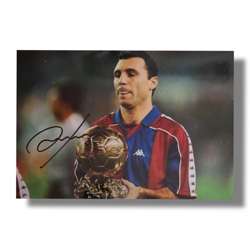 Signed stoichkov barcelona - stoichkov,
