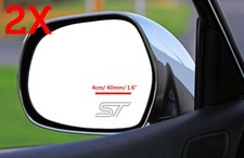 2x 4cm Ford Focus ST Etched