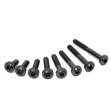 M6 x 20 25 30 Titanium Low Profile Torx Washer Head Bolt Screw x 1.0 t20 Black
