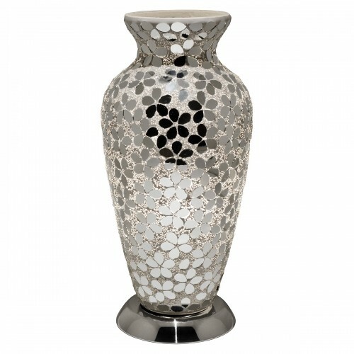 Mosaic glass vase lamp - mosaic,