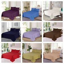 Extra Deep Flannelette Fitted Sheets, Warm Soft Brushed Cotton Bed Sheets